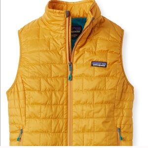 Patagonia yellow nano puff vest